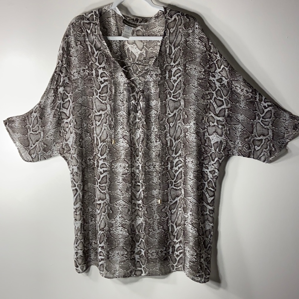 Tommy Bahama animal print cover up
